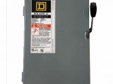 Interruptor de seguridad industrial 2P 60A SquareD