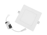 Luminaria cuadrada 6W 6500K empotrar Sanelec