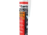 Sellador de silicón multiusos transparente 280ml Sanelec