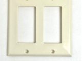 Placa de pared ornamental 2 salidas Cooper