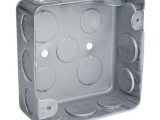 Caja cuadrada galvanizada 51 mm